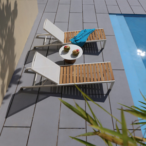 BONDI Chaise Lounge & GLYPH Low Table