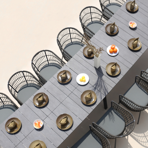 MAXXIMUS Extension Table & BONO Dining Chair