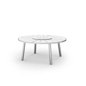 MEIKA Round Table 71" / 180 cm (HPL) with rotating tray