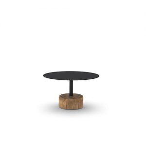 GLYPH Low Table 31.5" / 80 cm (Alu Top | Teak Base)