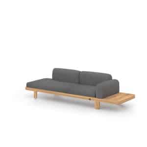 HACIENDA Left Hand Sectional with Arm (Teak)