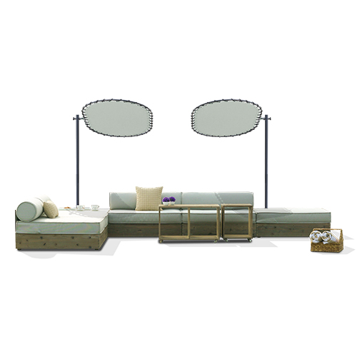 AIKO Configuration 7 & SOMBRERO Personal Shade