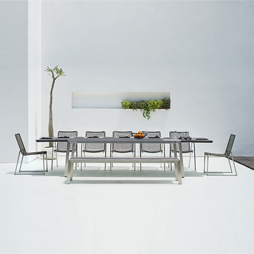 BAIA Extension  Table Bench & OLAF Dining Armchair 5