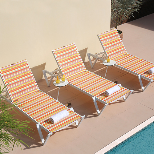 BONDI Sunbed Sling Orange Barcode