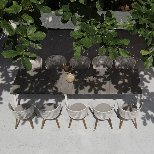 MAXXIMUS Extension Table HPL & DAISY MAE Dining Chair