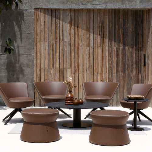 STIZZY Swivel Lounge Chair & Swivel Lounge Stool