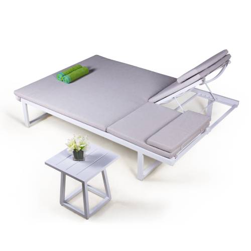 ALLUX Double Lounger & Side Table Small Mood