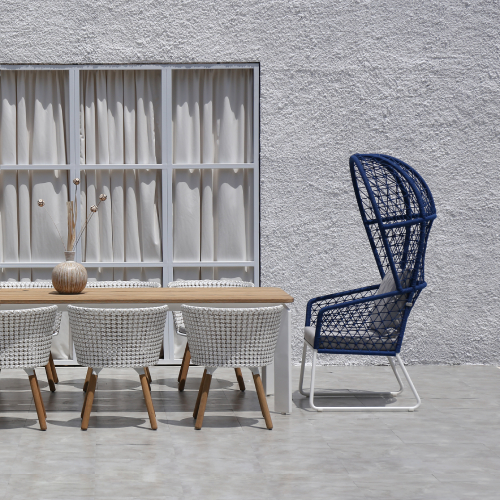 TITAN Dining Table, OHANA Balloon Dining Chair & DAISY MAE Dining Chair