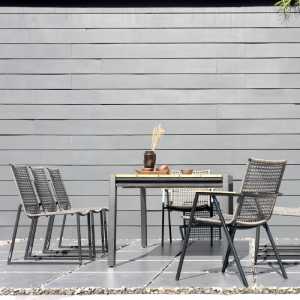 BAIA Extension Table Teak & OLAF Dining Chair