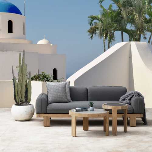 HACIENDA 2-Seater, Small Coffee Table & Side Table