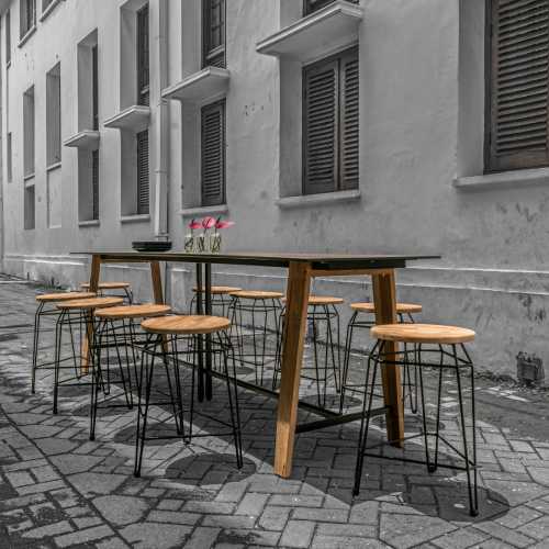 MATCH Counter Stool & SATO Communal Table