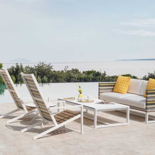 STRIPE Sofa 2 Seater & BONDI Adirondack