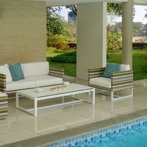 STRIPE Sofa & MONO Long Table