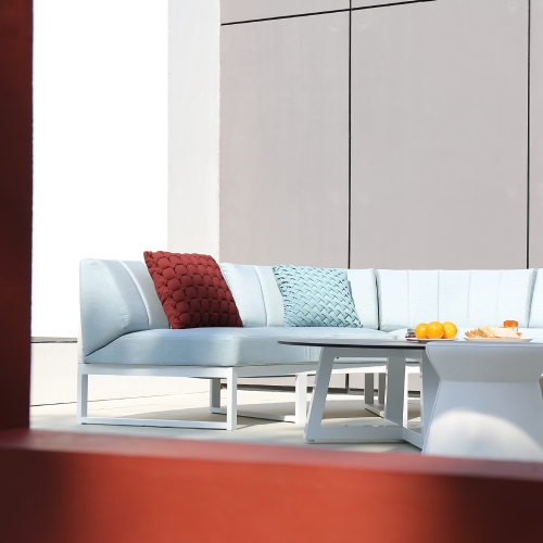 BABBO Sectional Seat & MONO Lounge Table