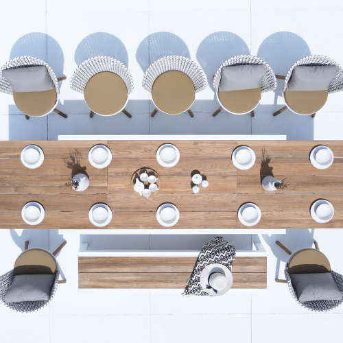 BAIA Extension Table, Bench & DAISY MAE Dining Chair