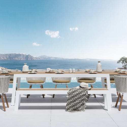 BAIA Extension Table, Bench & DAISY MAE Dining Chair