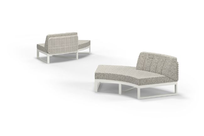 MUN014 MUNIA MO Curved Modular System Half Back - Right - CA1