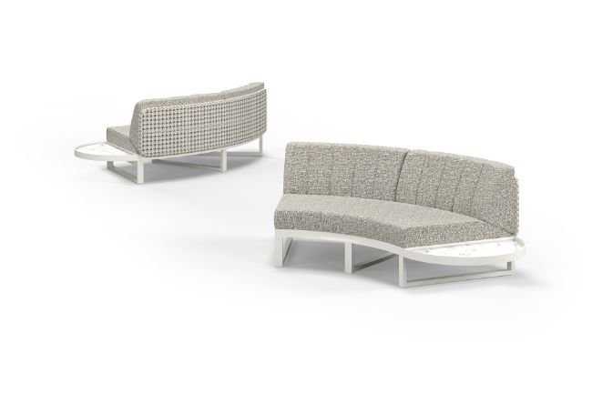 MUN015 MUNIA MO Curved Left Hand Modular System (HPL) - CA1