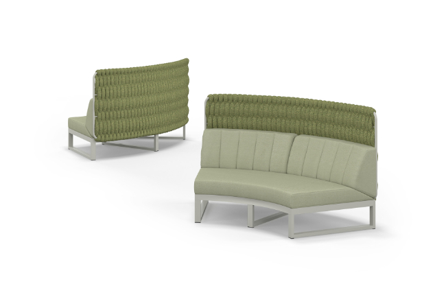 MUN103H MUNIA NAYA Curved Modular System (High Back) - CA1