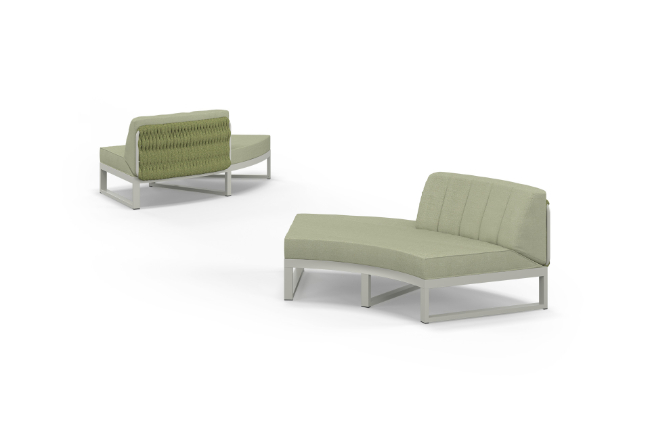 MUN114 MUNIA NAYA Curved Modular System Half Back Right - CA1