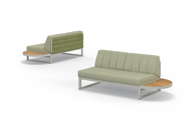 MUN318 MUNIA NAYA Left Hand Modular System (Teak) - CA1