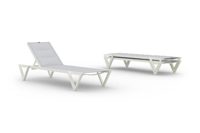 BND077 BONDI Sunbed (Padded Sling Ledge) - CA1