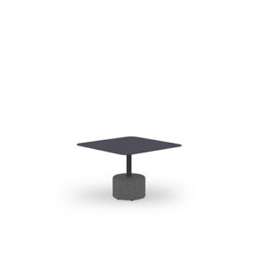 GLYPH Low Table Square 23.5" / 60 cm (Alu Top | Stone Base)