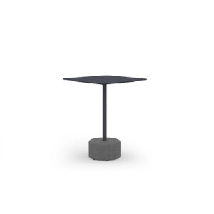 GLYPH Bistro Table Square 23.5" / 60 cm (Alu Top | Stone Base)