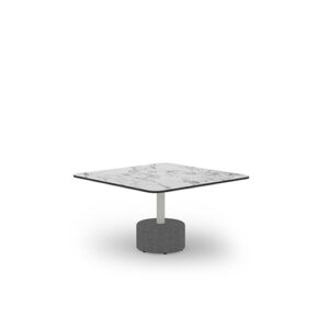 GLYPH Low Table Square 31.5" / 80 cm (HPL Top | Stone Base)