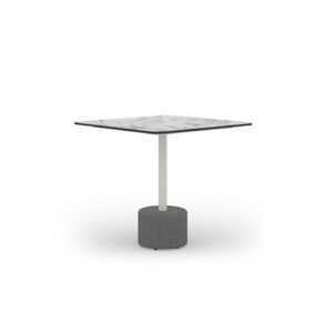 GLYPH Bistro Table Square 31.5" / 80 cm (HPL Top | Stone Base)