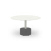 GLY22 GLYPH LOW TABLE 80 Cm ALU Top Stone Base - CA1