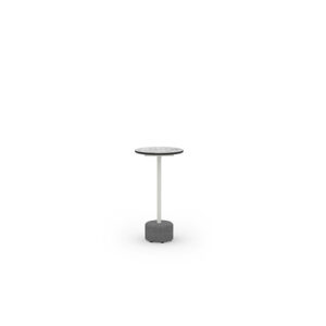 GLYPH Side Table 12" / 30 cm (HPL Top | Stone Base)