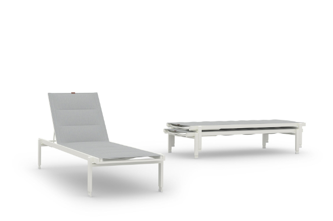 MZ502PS ALLUX Ledge Stackable Lounger (Padded Sling) - CA1