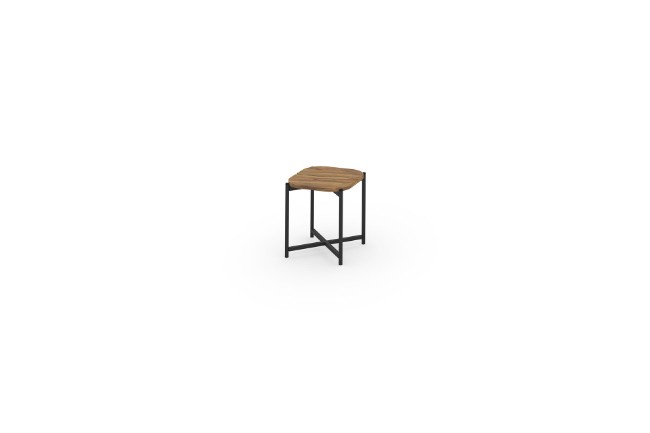 TIT05TEAK TITAN Side Table 40x40 Cm TEAK - CA1