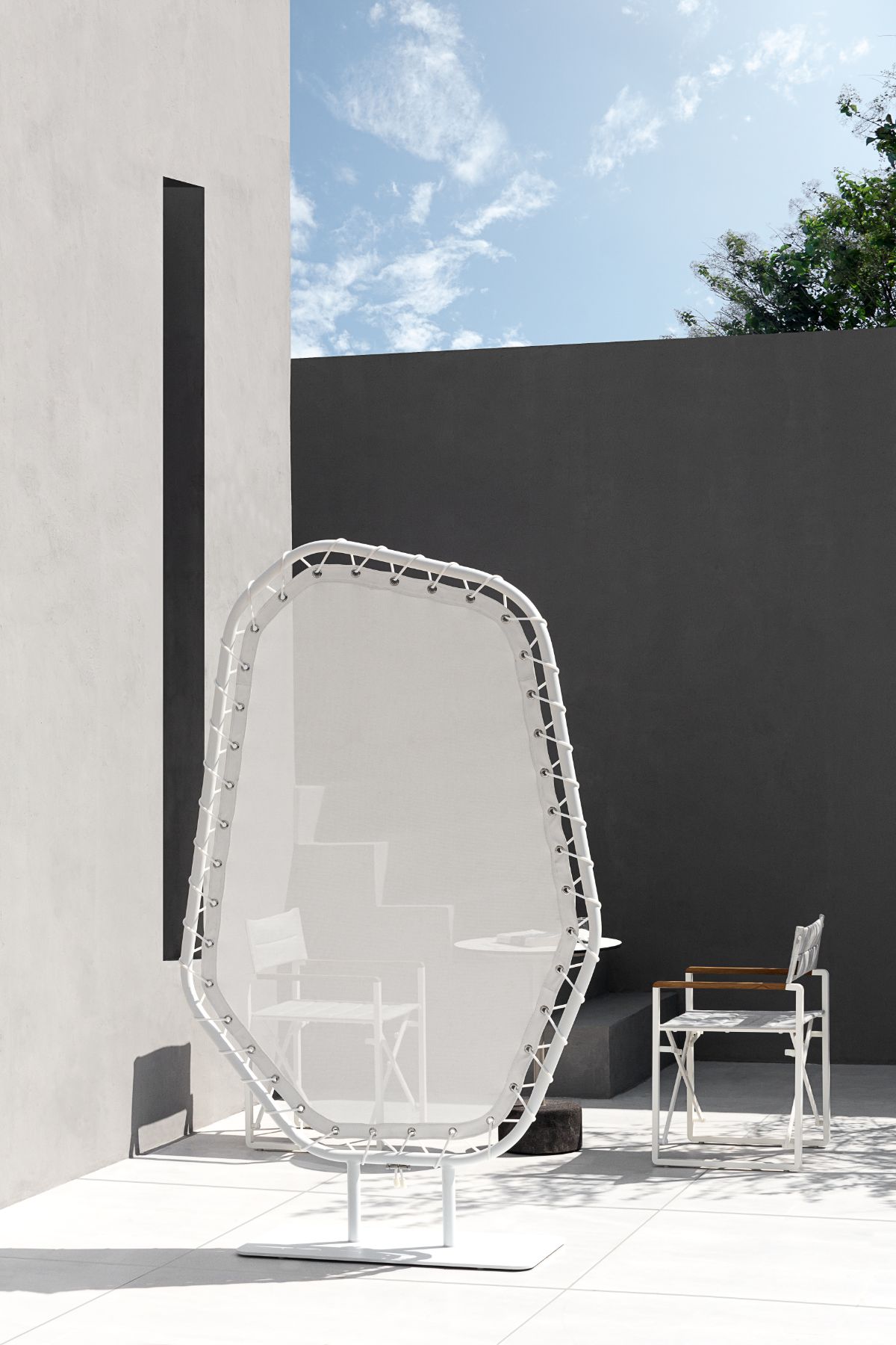 ARO Sling & PRADO Dining Chair (Teak Armrest) 2