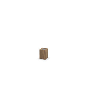 IMO Teak Planter 9.5" x 9.5" x 15" / 24 x 24 x 38 cm