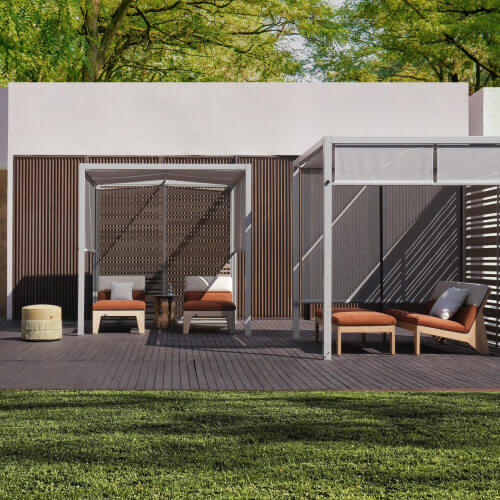 SOMBRERO Sling Solar & LABUAN 1 Seater 2 Seater Ottoman & LORENZO Pouf